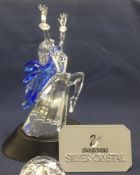 Swarovski Crystal SCS Members 2002 'Isadora, Plaque and Stand'