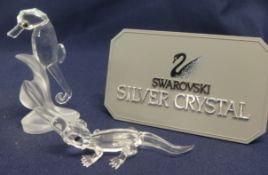 Swarovski Crystal Seahorse, Alligator