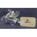 Swarovski Crystal -"Fabulous Creatures" Annual 1998, Pegasus, Cert of Auth and Stand.