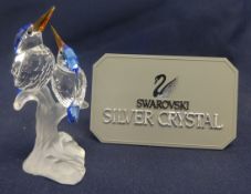 Swarovski Crystal 'Malachite Kingfishers'