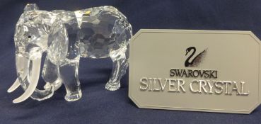 Swarovski Crystal -"Inspiration Africa" Annual Edition 1993, Elephant with Cert of Auth.
