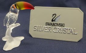 Swarovski Crystal 'Toucan' (red beak)