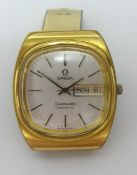 Omega, a Gents Seamaster Automatic date wristwatch with box.
