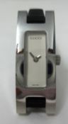 Gucci, a ladies modern wristwatch, boxed.