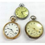 Three pockets watches