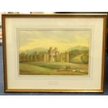 James Orrock (1829-1913) `Chirk Castle, Wrexham` signed watercolour 25cm x 35cm