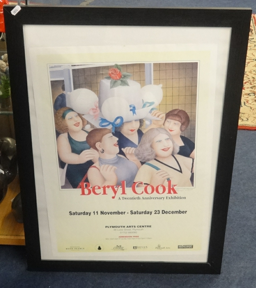 Beryl Cook (1926-2008),'Lingerie Shop', signed print, - Image 2 of 2