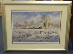 Peter Cosslett 'First Snow' limited edition print No 760/850.
