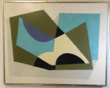 Jeremy Annear (born 1949) A large oil on canvas 'Maritime Blues', 120cm x 160cm, Jeremy Annear is an