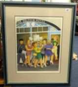 Beryl Cook (1926-2008), 'Hen Night', 46cm x 38cm, signed in pencil,