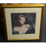 Robert Lenkiewicz (1941-2002) 'Faraday' print 119/395 emboss signature, also signed by Faraday