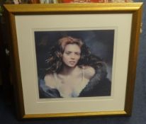 Robert Lenkiewicz (1941-2002) 'Faraday' print 119/395 emboss signature, also signed by Faraday