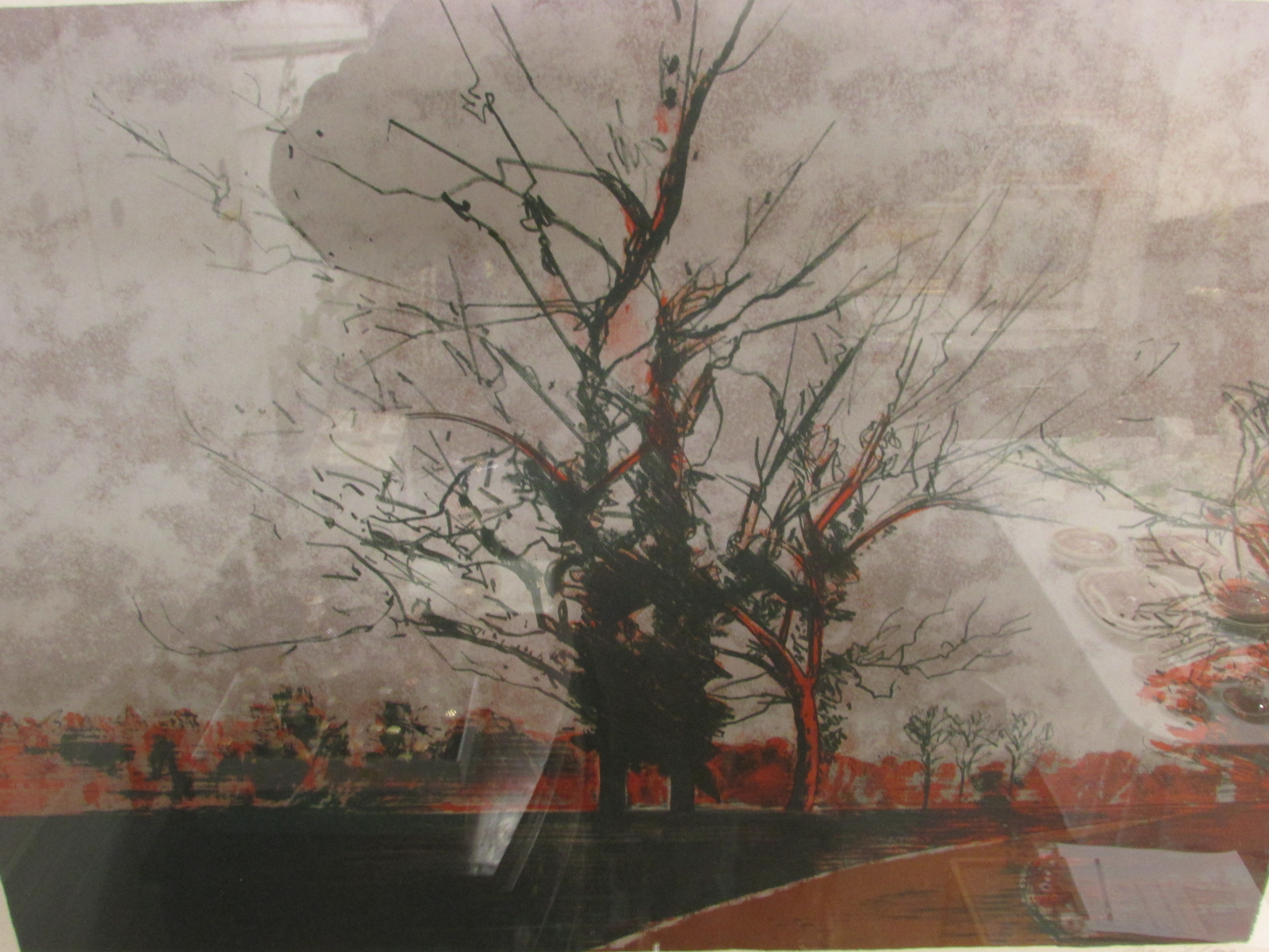 After Daniel Lang (1931-2013) - 'Rosewood', limited edition lithograph, titled and numbered in