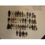 Collection of forty loose Vintage Star Wars action figures dating from 1977 to 1983. Includes 1977