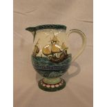 A Doulton Burslem galleon jug, height 15cm