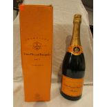 Magnum bottle Veuve Clicquot Ponsardin Champagne (12% 150cl) in yellow box