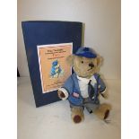 Prue Theobalds' Not Just Bears Literary Character Teddy Bear 'Theo the Perpetual Schoolboy',