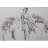 After Elizabeth Frink (1930-1993) - 'Man and Horse III', lithograph, numbered 3/70 in pencil lower