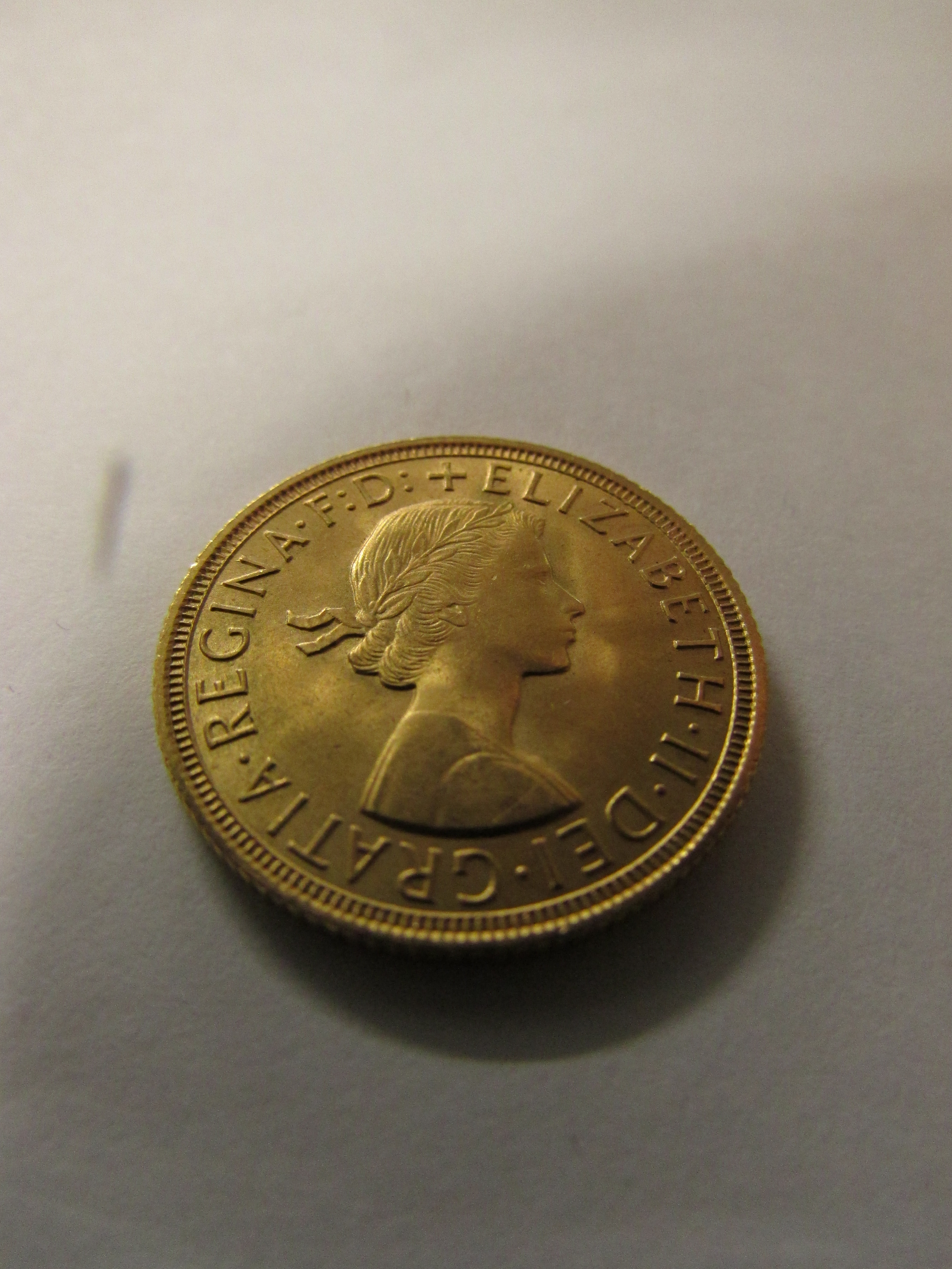 1958 gold sovereign