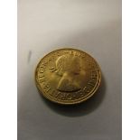 1958 gold sovereign