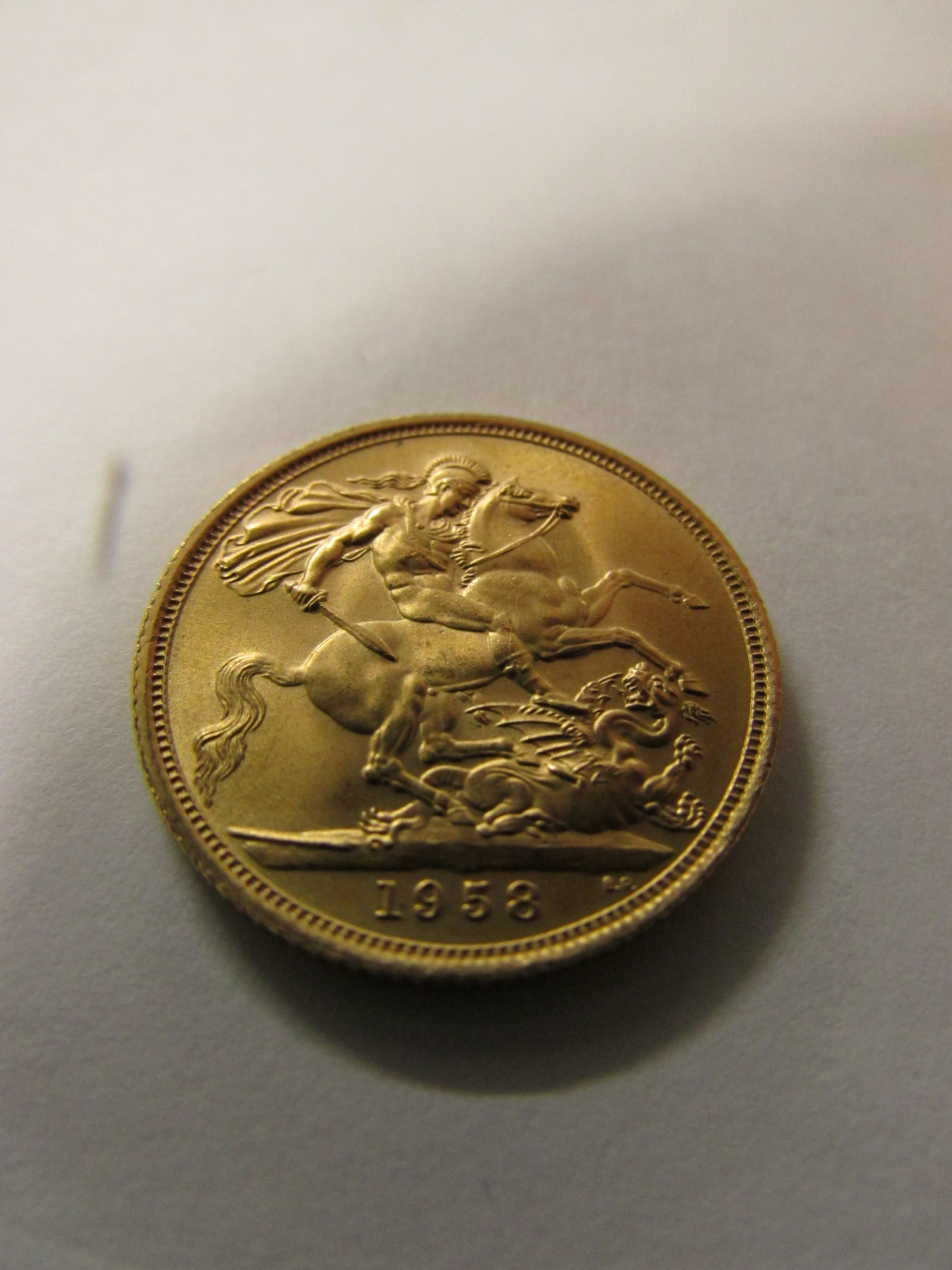 1958 gold sovereign - Image 2 of 3
