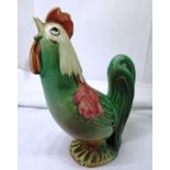 A Beswick pottery model of a crowing cockerel stamped '1001', height 14cm