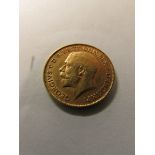 1911 gold half sovereign