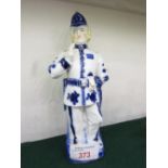 PORCELAIN FIGURINE OF VICTORIAN POLICEMAN WITH DATE MARK