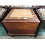 MAHOGANY LIFT TOP BOX