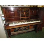 H.HICKS AND SON OF LONDON UPRIGHT PIANO (A/F)