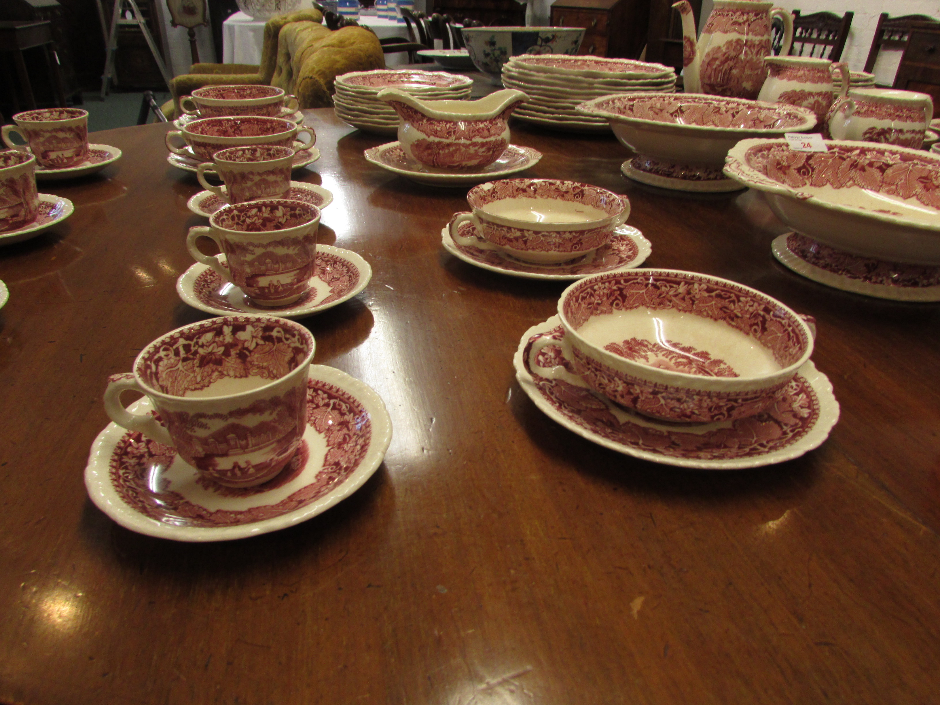 Assorted Mason's 'Vista' dinner and tea ware including plates, dishes, cups and saucers - Image 7 of 7