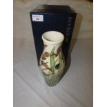 Moorcroft vase 120/9 'Savannah' pattern designed by Emma Bossons 2001, height 25cm, with box