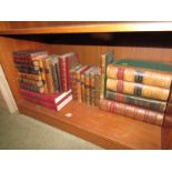 Twenty three assorted volumes of 19th century literature in various bindings