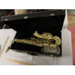 Buffet Crampon Evette saxophone, gold coloured finish, in case