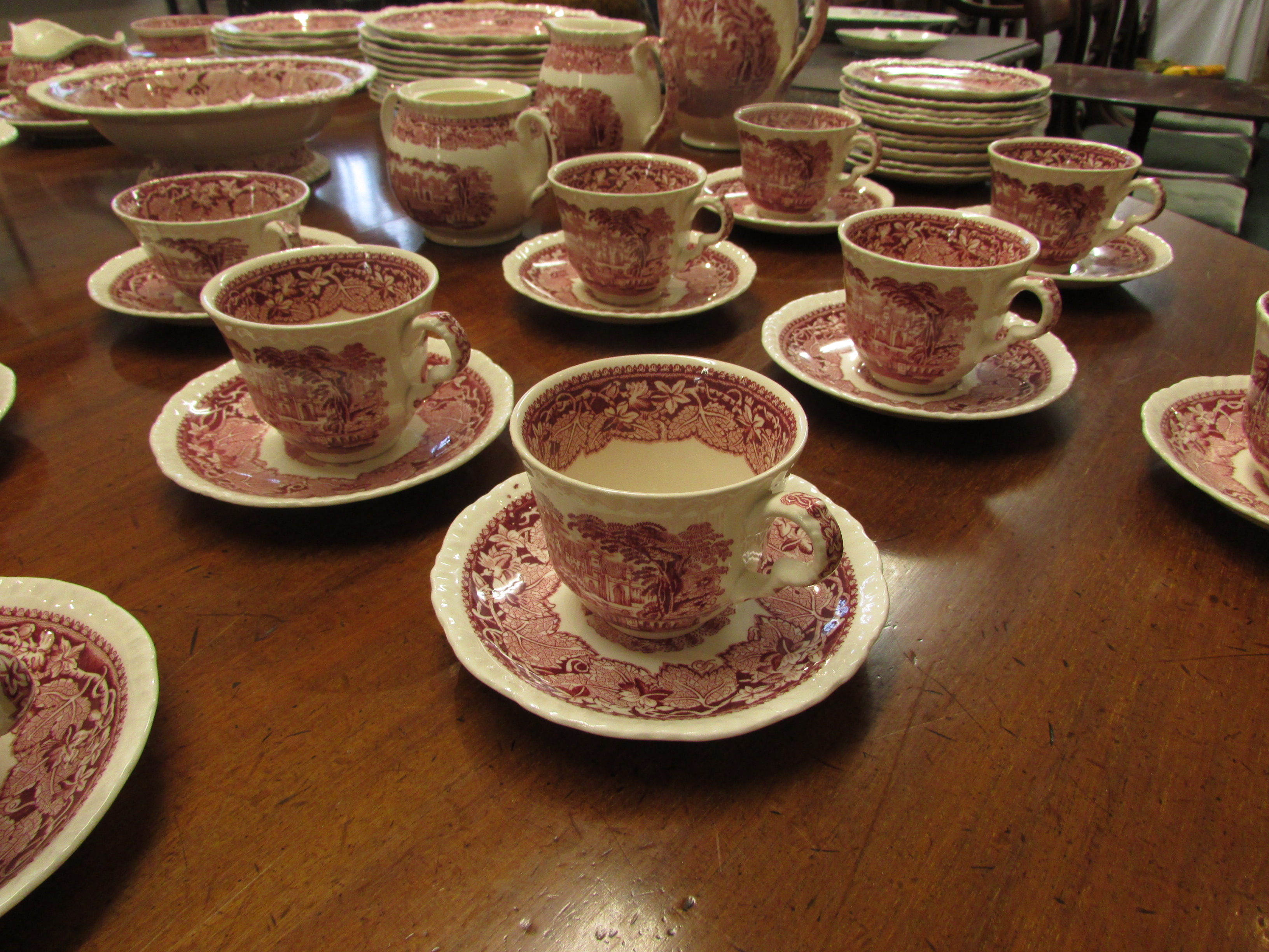 Assorted Mason's 'Vista' dinner and tea ware including plates, dishes, cups and saucers - Image 6 of 7