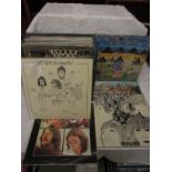 Case of records - The Beatles 'Revolver'; The Beatles 'Let it be'; The Beatles 'Sgt. Peppers