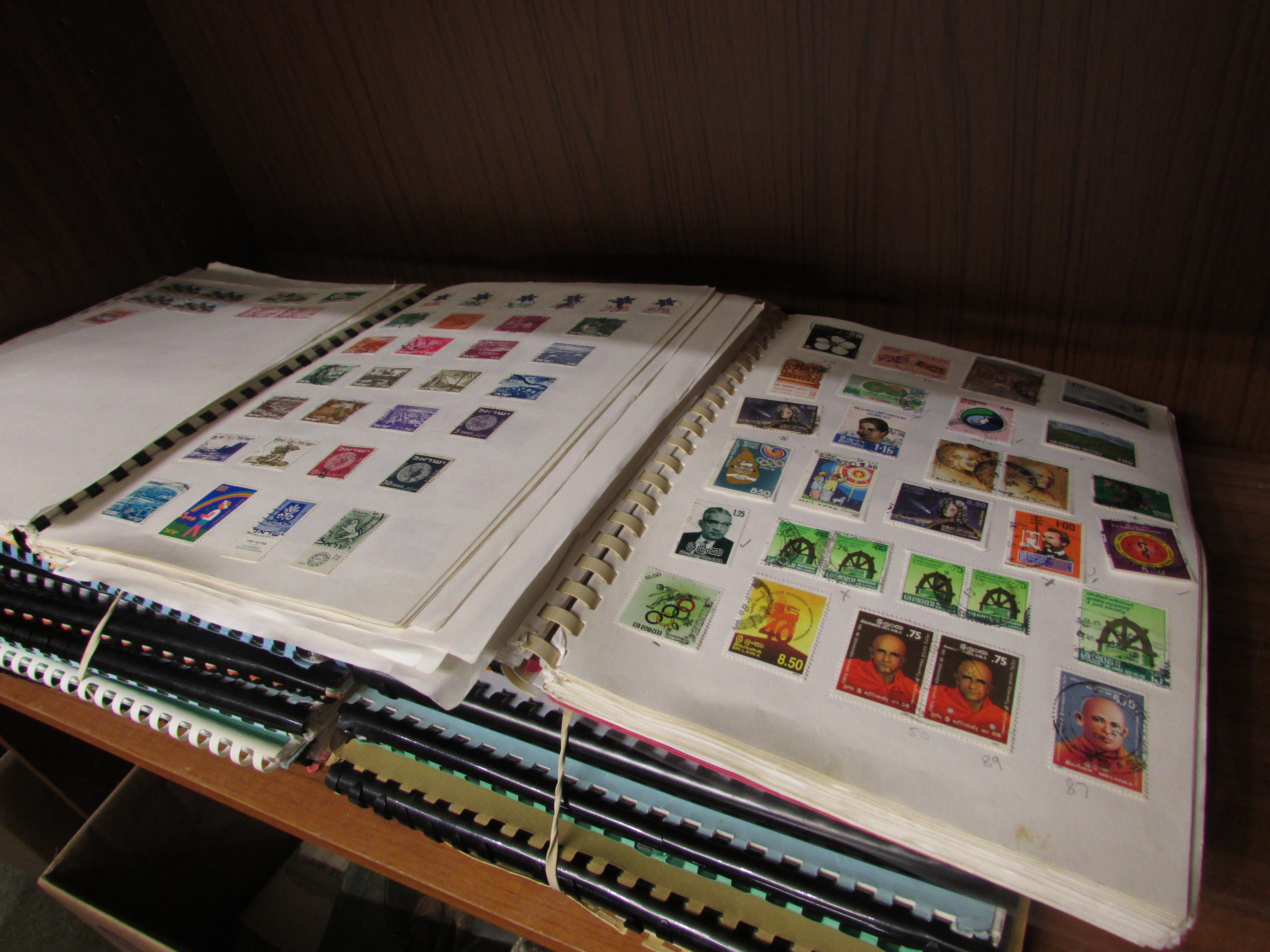 Twenty-two spiral-bound albums of modern worldwide stamps including South African, Indian, - Image 2 of 2