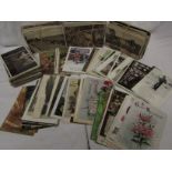 An assortment of about five hundred postcards, mainly British first and second quarter twentieth