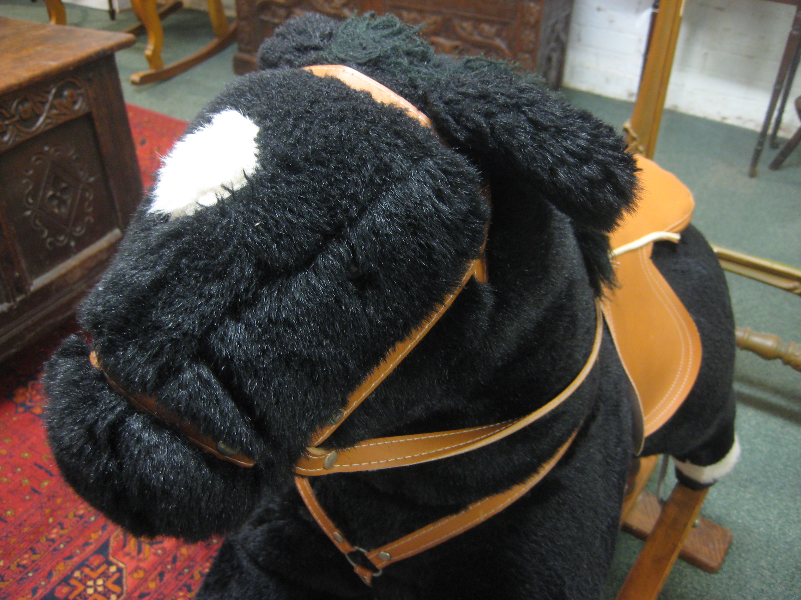 A Mamas & Papas child's plush rocking horse - Image 2 of 3