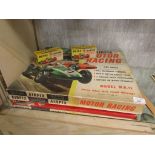 VINTAGE BOXED AIRFIX 'MOTOR RACING' SET WITH CARS, TRACK AND CONTROLLERS MODEL M.R.11 (A/F), AND TWO