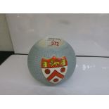 ARCADIAN CHINA MATCH STRIKE WITH COAT OF ARMS