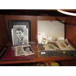 SELECTION OF VICTORIAN ERA PORTRAIT PHOTOGRAPHS, POSTCARDS OF MOVIE STARS, AND TWO ALBUMS WITH