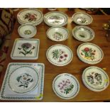 PORTMEIRION 'BOTANIC GARDEN' CHINA TABLEWARE INCLUDING PLATES, BOWLS AND DISHES, ETC