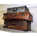 THREE VINTAGE TRAVEL CASES