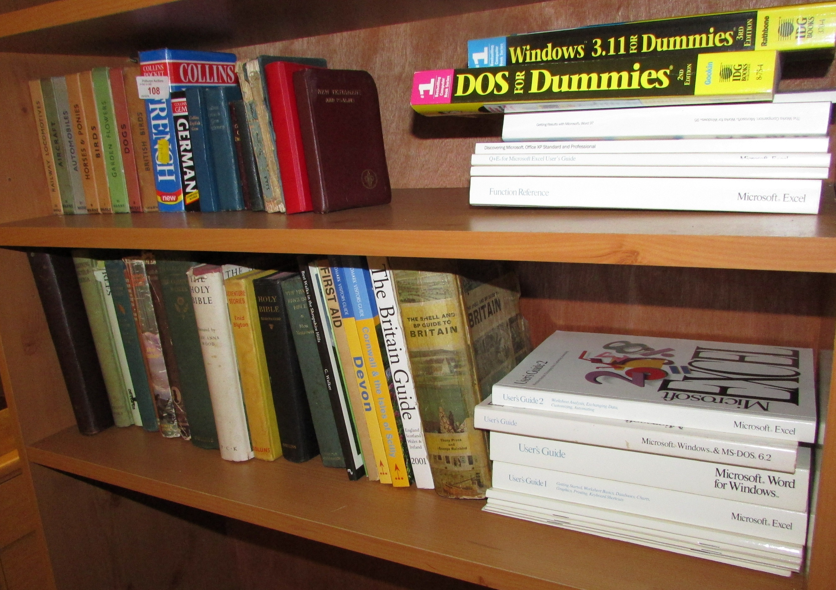 FOUR SHELVES OF BOOKS INCLUDING OBSERVER 'BOOK OF' TITLES - Image 2 of 5