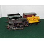 0 GAUGE HORNBY CLOCKWORK TYPE 40 LOCOMOTIVE AND ROLLING STOCK