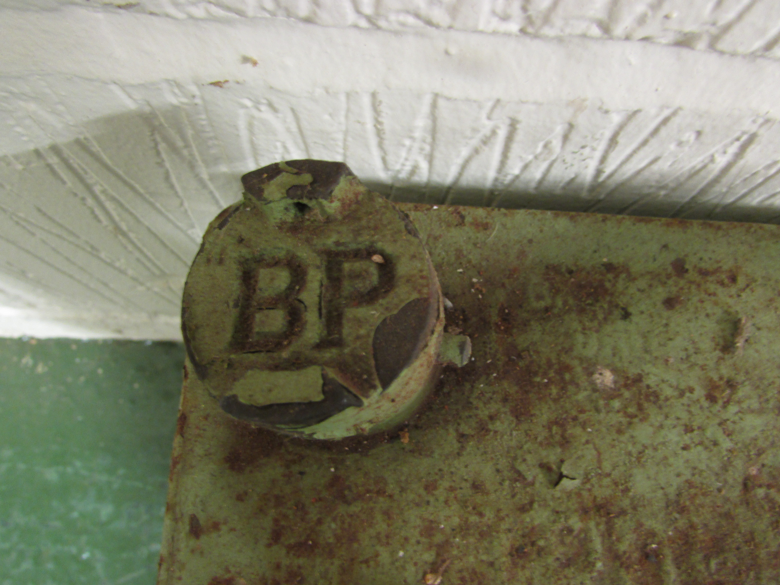 Two vintage BP petrol cans with BP caps - Image 2 of 2