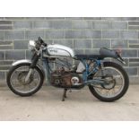 Restoration project - Norton SS motorbike (part converted to cafe racer), registration number RTS