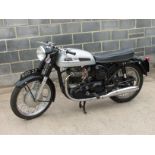 Norton SS motorbike, registration number BOO 37, date of first registration 19/12/61, three owners