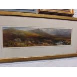 George Shaw (1843-1915) - Wild moorland scene, oil on card, signed lower left, date obscured by